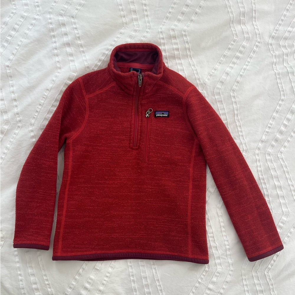 Patagonia Red Fleece Pullover